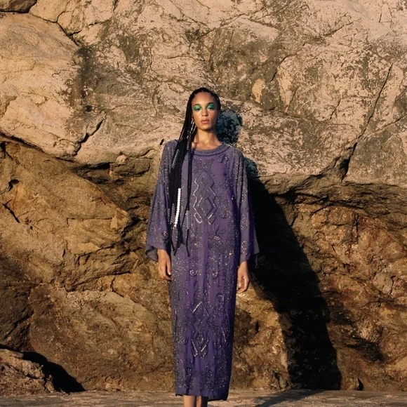 ZARA Long Beaded Tunic Dress BNWT is available for purchase on au PAY  Market - Imported Goods Online Store Co.Ltd. | au PAY Market - Online  Shopping Site
